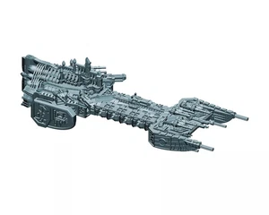 Engel-Klasse Schlachtkreuzer | Super Marines for Battlefleet Colossus | Grimdark - Picture 1 of 3