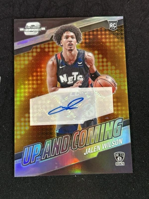2023-24 Panini Contenders Optic Jalen Wilson Auto /125 Up and Coming Silver (RC) - Image 1 of 3