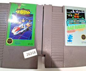2 Nintendo games NES  Seicross + Rad Racer  wt12  26318