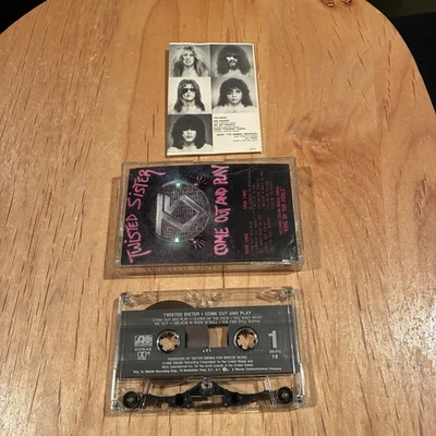 Twisted Sister - Come Out And Play CASSETTE TAPE 1st US issue wasp widowmaker - Image 1 of 3