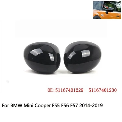 Tapa de cubierta de espejo retrovisor izquierdo derecho para BMW Mini Cooper ​​F55 F56 F57 2014-19 Foto 1 de 4
