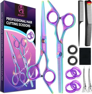 Friseurschere Set, 14 Stücke Profi 6,7 Zoll Haarschere Set, Scharfe  - Bild 1 von 7