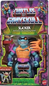 Turtles of Grayskull SLA'KER Figure MIB NEW Mattel MOTU Origins TMNT Slash Faker - Picture 1 of 1