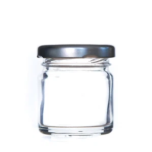 100 x 41 ml Mini Jam Jars, Small Glass Jar with Airtight Lid Wedding Favours - Picture 1 of 12