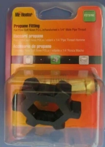 Mr Heater Propane Fitting, Solid Brass #F273762 NEW - Picture 1 of 1