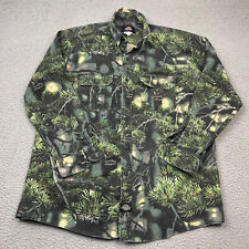 Dickies Shirt Hunting Mens XL Wayne Carlton Vanish Dark Spruce Camo West
