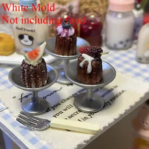 3 Stück Maßstab 1/12 Vintage handgefertigte Puppenhaus Miniaturen ungefärbt Tablett Zubehör - Bild 1 von 5