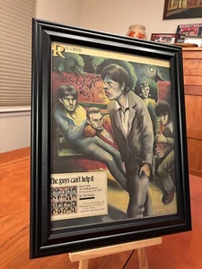 BIG 10x13 FRAMED ORIGINAL ROLLING STONES "SOME GIRLS" 1978 LP ALBUM CD PROMO AD - Bild 1 von 2