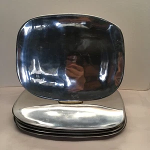 1 Vintage Nambe 510 Metal Alloy 10-5/8” Serving Plate Platter - of 5 - Picture 1 of 14