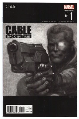 CABLE #1 MIKE CHOI 50 CENT HIP HOP HOMAGE VARIANT Marvel 2017 NM- NM - Image 1 of 4
