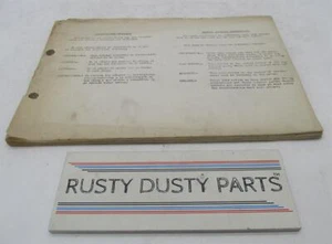 Bultaco Factory 1971 Bultaco Matador Mk4 Motorcycle Catalog Parts List - Picture 1 of 5