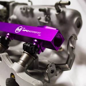 MPC Motorsport Billet B Series Fuel Rail B16 B18 Honda Acura Integra [Purple] - Picture 1 of 1