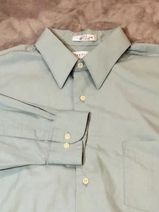 Van Heusen Traveler Mens Olive Green Shirt XL Button Down Long Sleeve - Picture 1 of 5