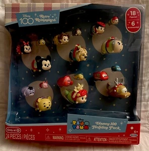 Tsum Tsum Disney 100 Retro Reimagined Holiday Pack -18 Characters - Picture 1 of 2