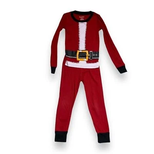 Santa Claus Pajama Set Child 5 Christmas Holiday PJ Unisex Boy’s Girl’s Red - Picture 1 of 8