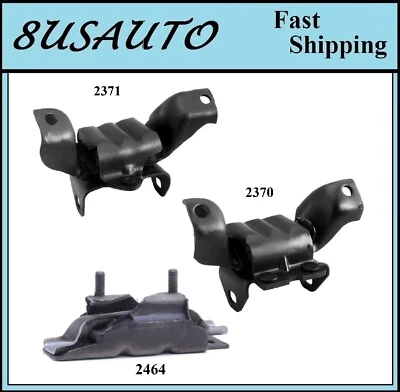 3PCS MOTOR & TRANS MOUNT FIT 1977-1979 FORD RANCHERO 5.8L - Image 1 of 4