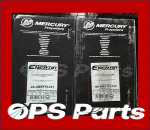 Hélice Mercury Enertia 14,5 x 17" derecha y derecha 48-8M0151234 y 48-8M0151235 - Nueva - Imagen 1 de 3