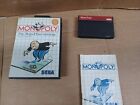 Monopoly (Sega Master System SMS, 1984) komplett mit Koffer & Handbuch VGN1