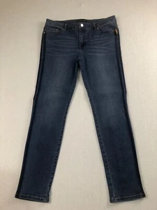 Bettina Liano Womens Denim Jeans Size 14 Blue Skinny Cotton Blend Stretch - Picture 1 of 15