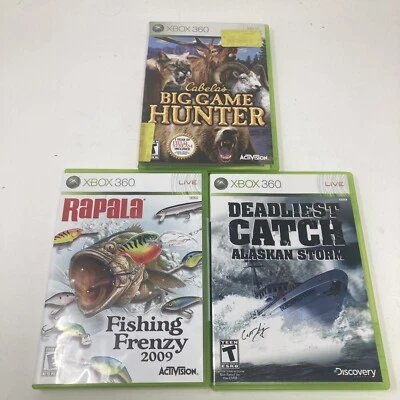 Big Game Hunter, Rapala Fishing Frenzy, Deadliest Catch Alaskan Storm Xbox 360 - Image 1 of 4