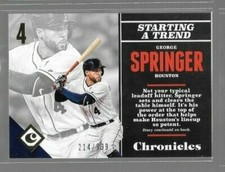 2017 Panini Chronicles Baseball Finish Your Set