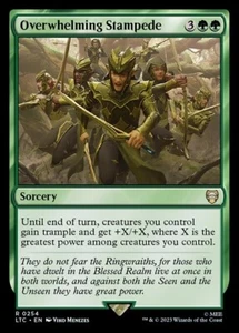MTG - OVERWHELMING STAMPEDE - Lord of the Rings Co (R) - Picture 1 of 1