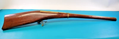 Antique 18th Century Germanic Brass Air Rifle Crank Cylinder Reservoir .25 Cal. - Image 1 of 4