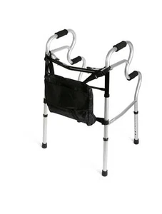 MEDLINE (2) Adult Stand-Assist Walkers, 3 in 1, 2 Button Folding - Picture 1 of 4