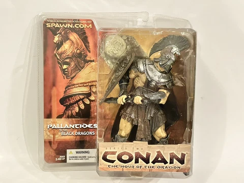 NEW MCFARLANE TOYS CONAN SERIES PALLANTIDES ACTION FIGURE Black Dragons 2004! Cover