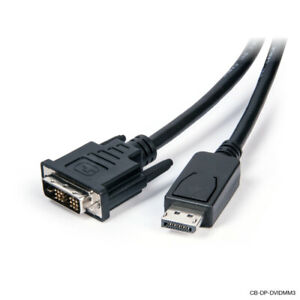 Display port DP Male to DVI-D Male Display Port Converter Adapter Cable 3M