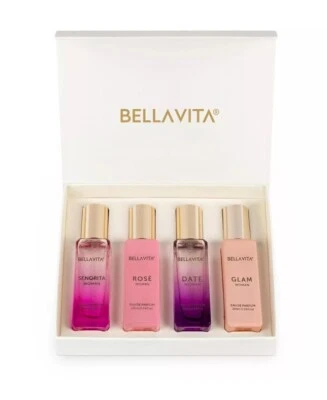 Bella Vita Luxury Woman Eau De Parfum Geschenkset 4x20 ml für Damen Langanhaltend - Bild 1 von 3