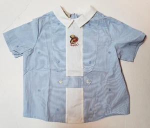 BNWT Beautiful Designer GUCCI Boys S/S Top  3/6 Months  ITALY - Picture 1 of 9