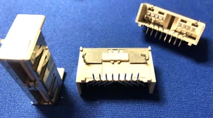DUAL USB Stecker RT ANG PCB HALTERUNG BUCHSE 8 KONTAKTE NEU STCK-1 - Bild 1 von 1