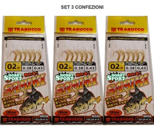 SET 3 CONF. SABIKI TRABUCCO AMO 02 GIALLO ARTIFICIALE MARE SGOMBRI 18320610 - Foto 1 di 2