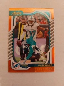2022 Panini Absolute Orange Spectrum #51 Jaylen Waddle /75 - Bild 1 von 2