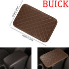 For BUICK Car PU Leather Racing Armrest Cushion Pad Center Console Cover BROWN