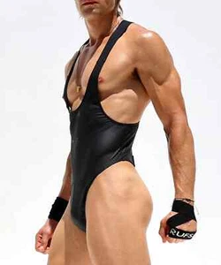 RUFSKIN Thong Bodysuit TRICK T-Back Perforated Matte Finish Rubberized 72 - Bild 1 von 7