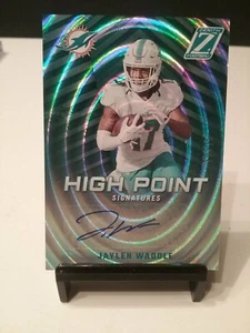 2022 PANINI ZENITH JAYLEN WADDLE HIGH POINT SIGNATURES 19/25 - Picture 1 of 4