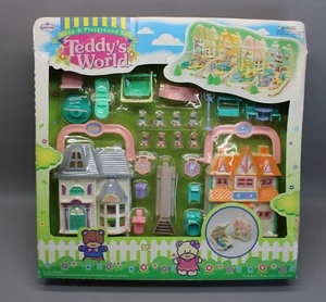 Vintage 90's Teddy's Wonderland World Shop & Playground Set Candy Toy Shop NOS - Picture 1 of 10