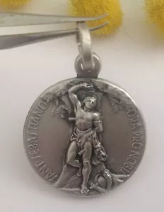 MEDAGLIETTA " SAN SEBASTIANO " IN ARGENTO 925 - NUOVA - Imagen 1 de 1
