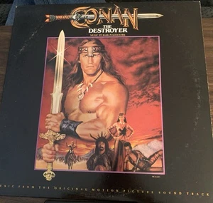 Conan The Destroyer Vinyl LP Decor Only DAMAGED* PLZ READ* UNTESTED RARE Fantasy - Picture 1 of 8