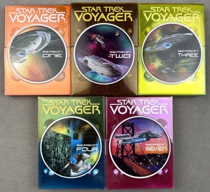 Star Trek Voyager Seasons 1-4 & 7 DVD Discs Set - Picture 1 of 6