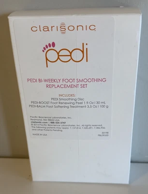 Clarisonic Pedi Foot Pedicure Smoothing Disc, Boost Peel & Balm Set New Sealed - image 1 of 3