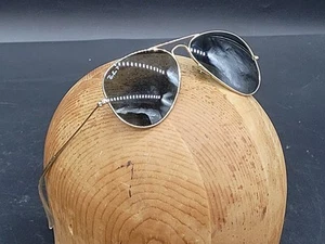 Ray-Ban Aviator Gold Polarized Sunglasses RB3025 001/58 58[]14  W/Case - Picture 1 of 7
