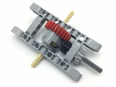 LEGO® Technic Differential + 11x5 Liftarm Rahmen grau / Zahnräder Technik MOC - Bild 1 von 3