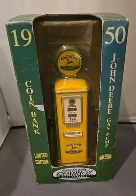 John Deere 1950 Gas Pump Bank 1/8 replica collectible Gearbox 12" tall NIB - Image 1 of 4