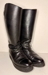Botas de policía personalizadas hechas a mano vintage Crary Portland, Oregon para hombre talla 9 D - Imagen 1 de 10