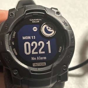 Smartwatch Garmin Instinct 3 Tactical Solar 45 mm GPS robusto da esterno nero - Foto 1 di 17