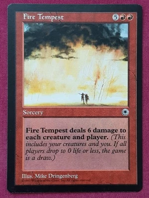 Magic The Gathering PORTAL FIRE TEMPEST red card MTG - Image 1 of 2