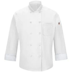 Red Kap Men's Chef Coat with OilBlok + MIMIX - Picture 1 of 22